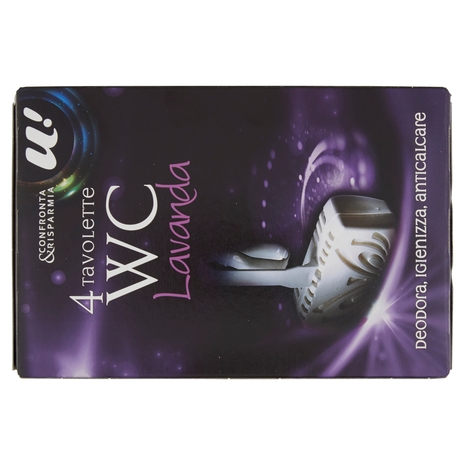 4 TAVOLETTE WC LAVANDA U! Confronta&Risparmia